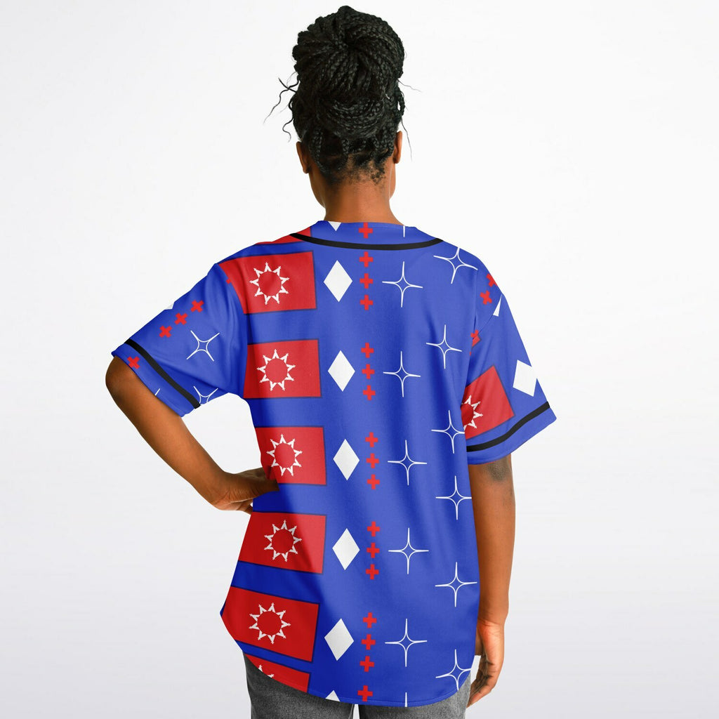 OST Flag design by $NiieihiiNookeiReversible Baseball Jersey - AOP