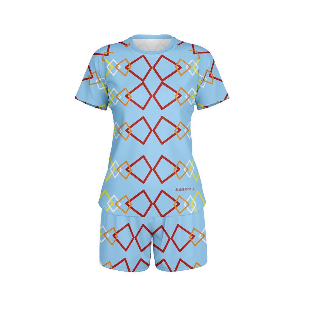 $NiieihiiNookei Women's Active Set - AOP