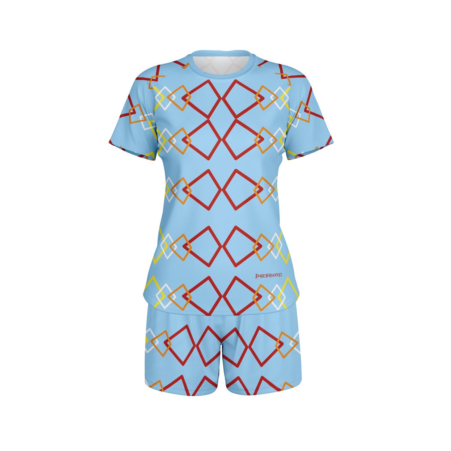 $NiieihiiNookei Women's Active Set - AOP