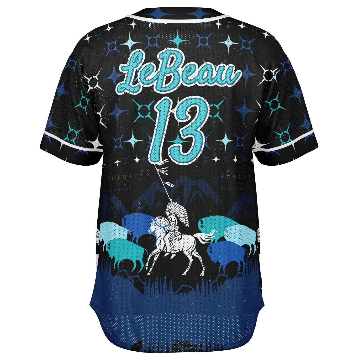 #13 Lebeau Premium Baseball Jersey - AOP