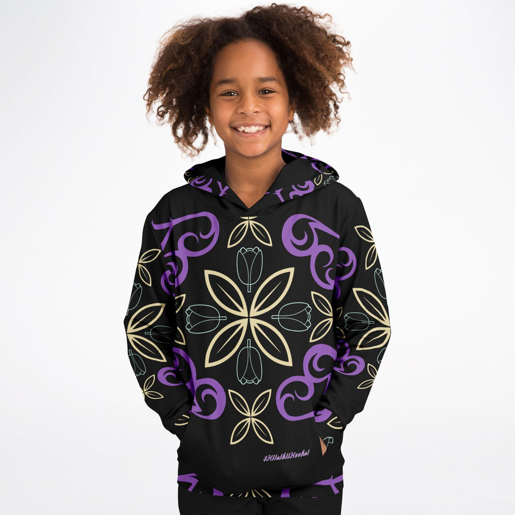 $NiieihiiNookei Athletic Kids Hoodie - AOP