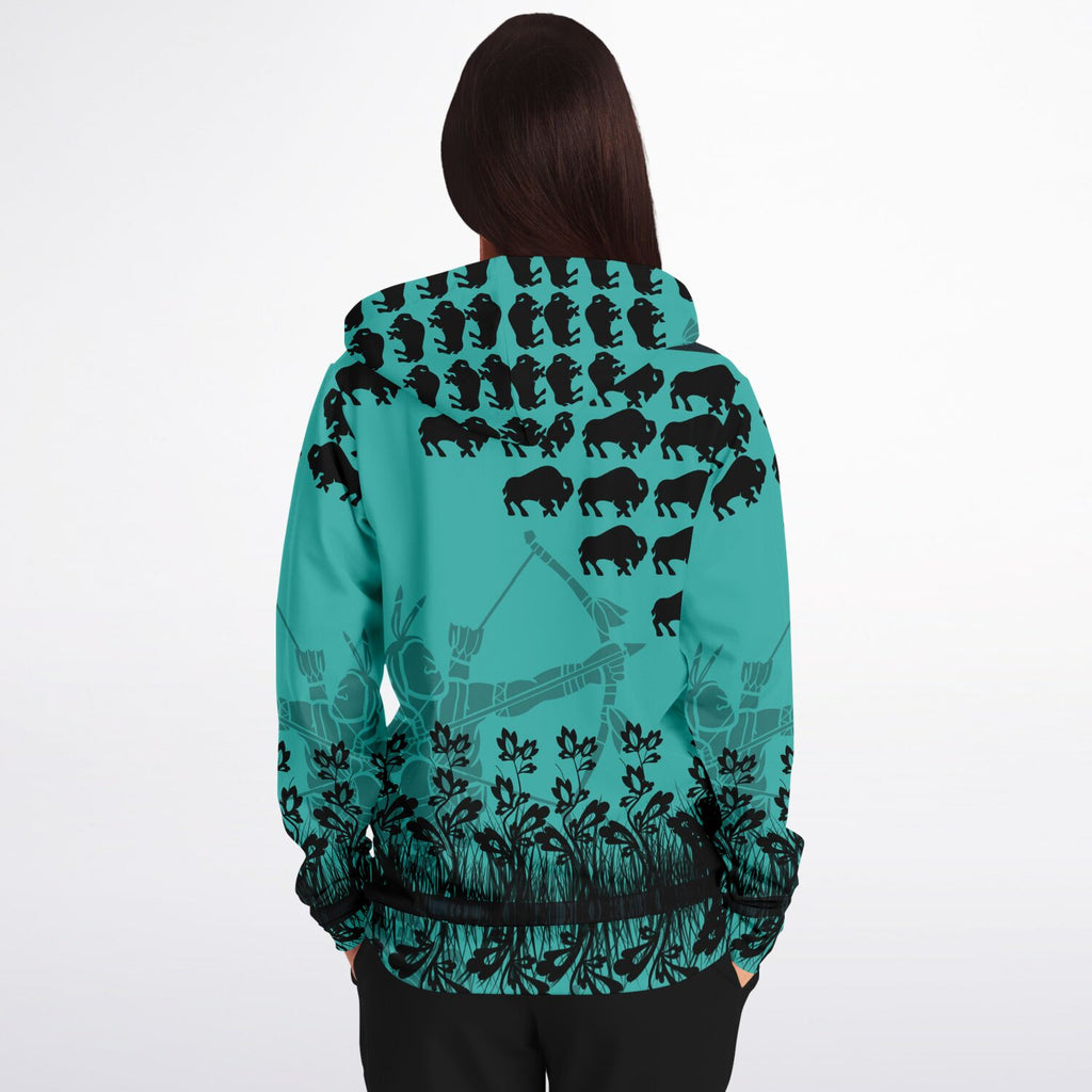 $NiieihiiNookei Fashion Zip-Up Hoodie - AOP