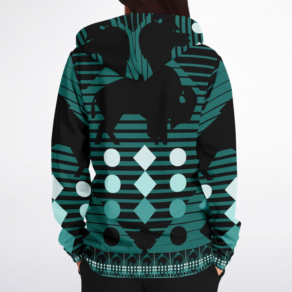 $NiieihiiNookei Fashion Zip-Up Hoodie - AOP