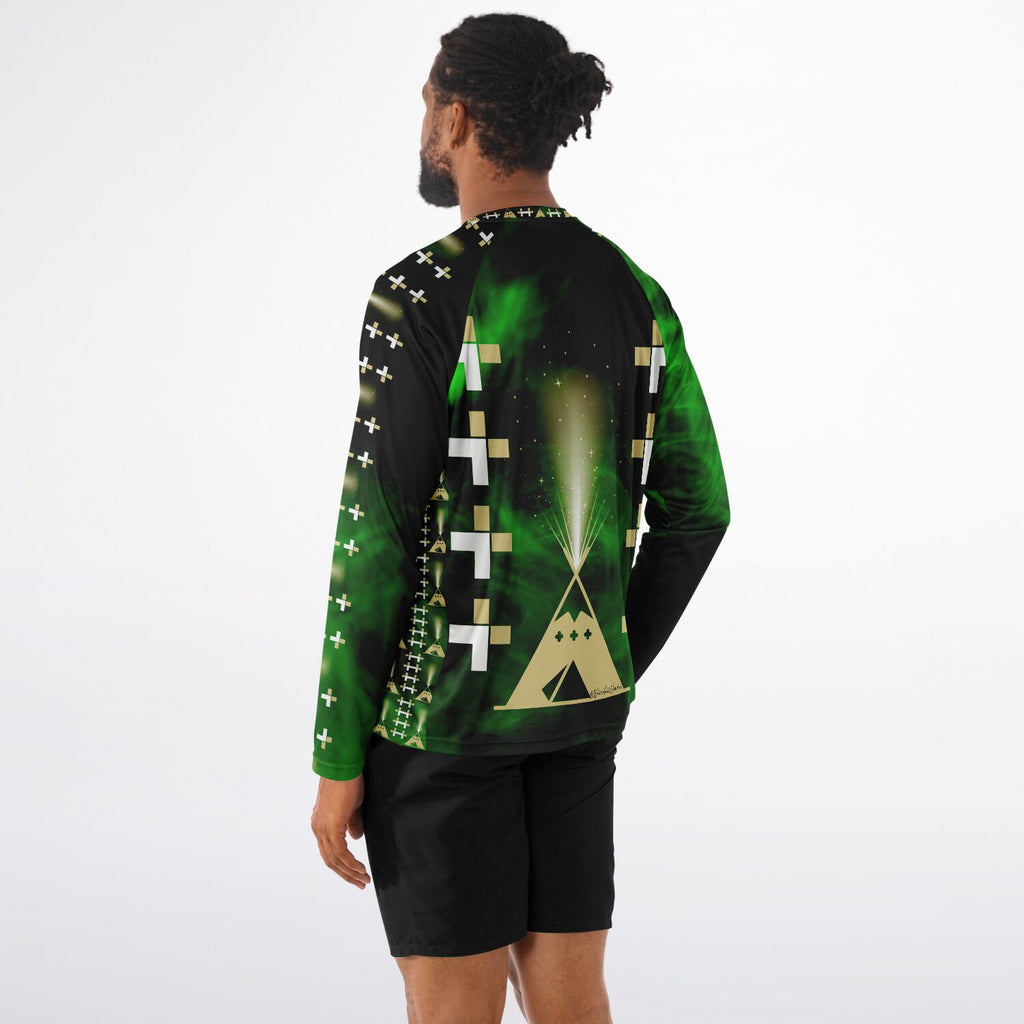$NiieihiiNookei Men's Long Sleeve Performance Shirt - AOP