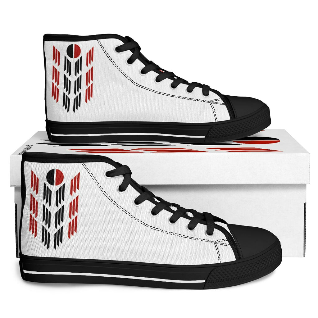 $NiieihiiNookei Arapaho Flag Design Urban Peak High Top Shoes - AOP
