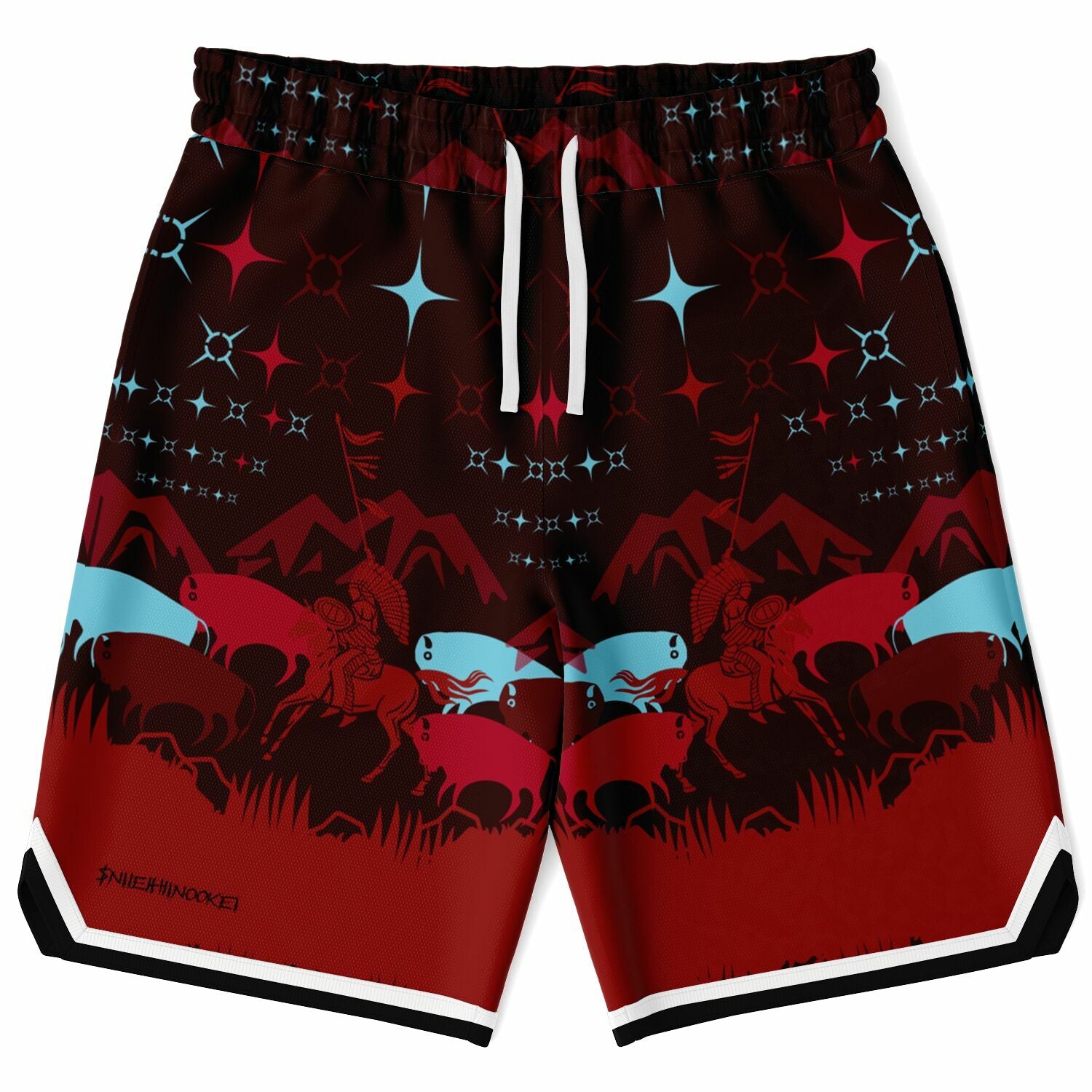 $NiieihiiNookei Basketball Short Rib - AOP
