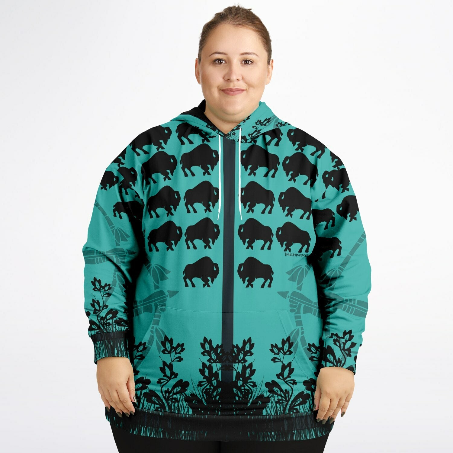 $NiieihiiNookei Fashion Plus-size Hoodie - AOP