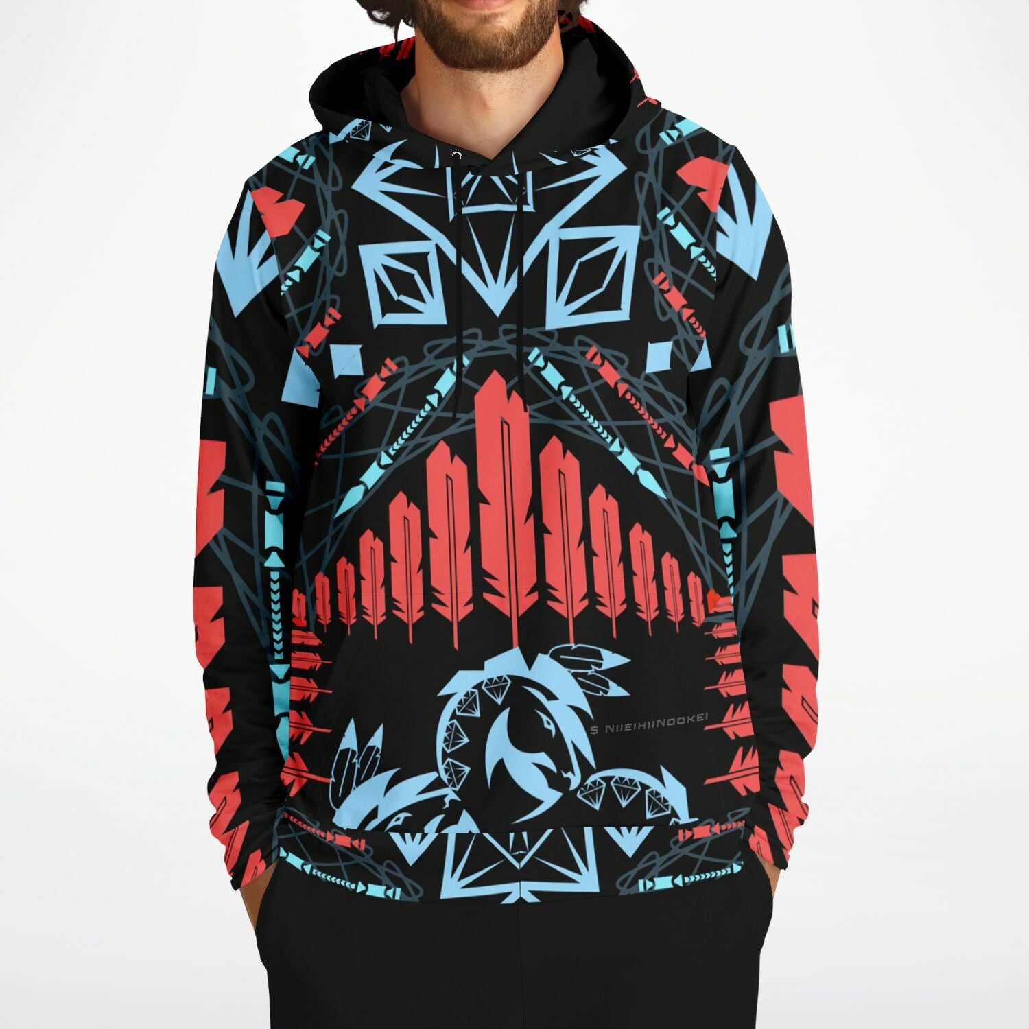 $NiieihiiNookei Athletic Hoodie - AOP