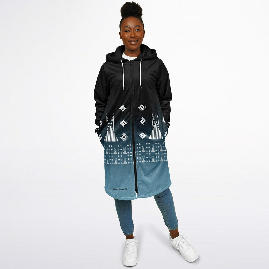 $NiieihiiNookei Zipper Cloak - AOP