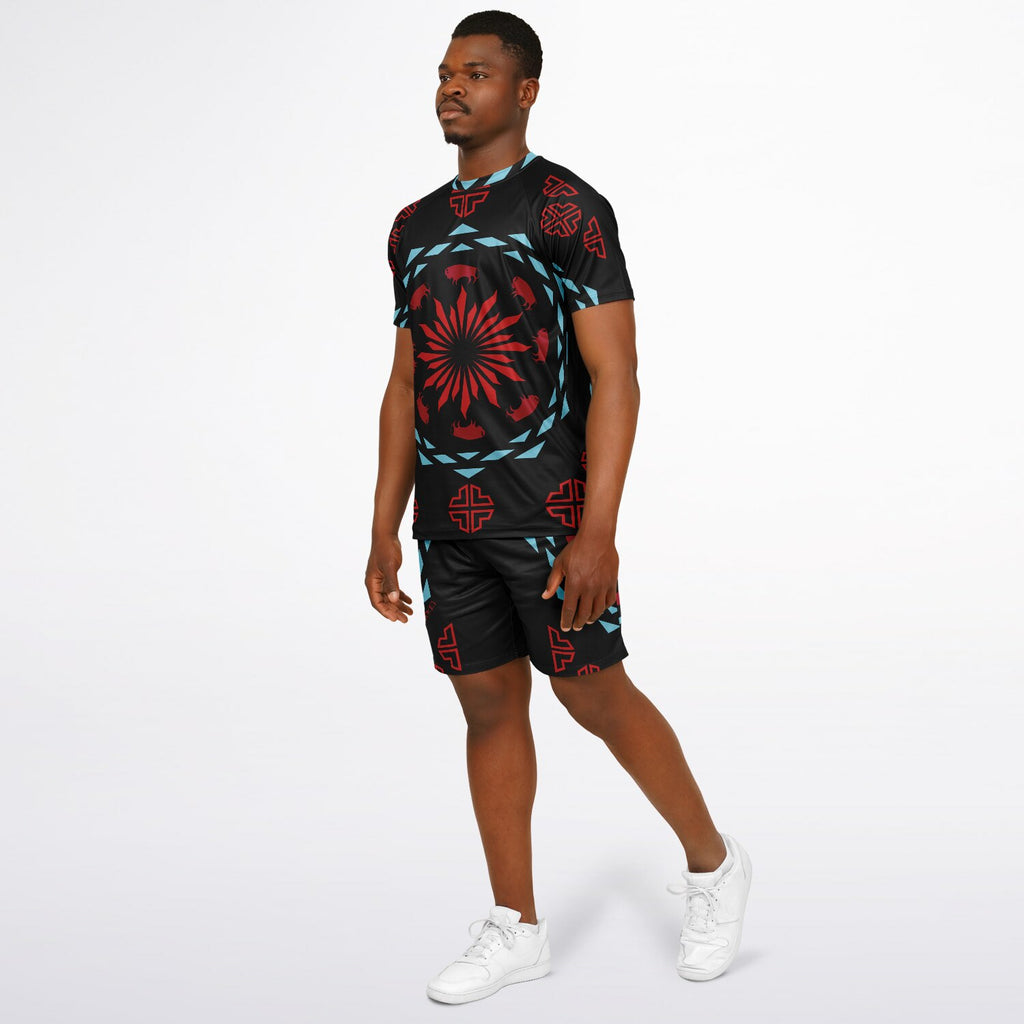 $NiieihiiNookei Men's Athletic Set - AOP