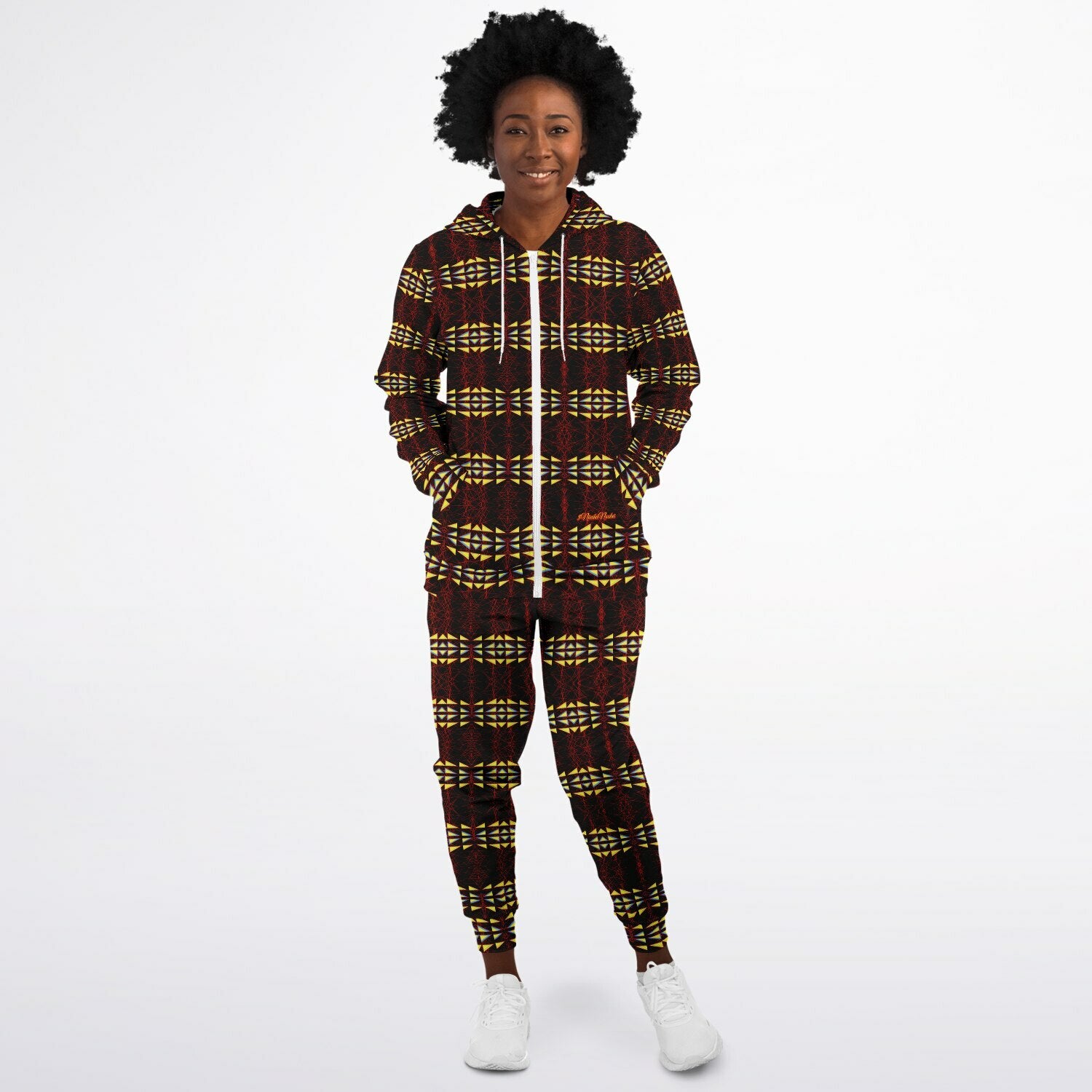 $NiieihiiNookei Fashion Ziphoodie & Jogger - AOP