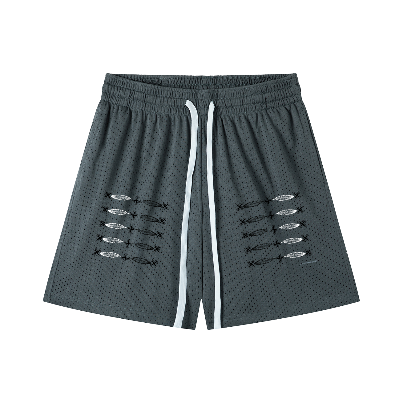 $NiieihiiNookeiMesh Drawstring Shorts