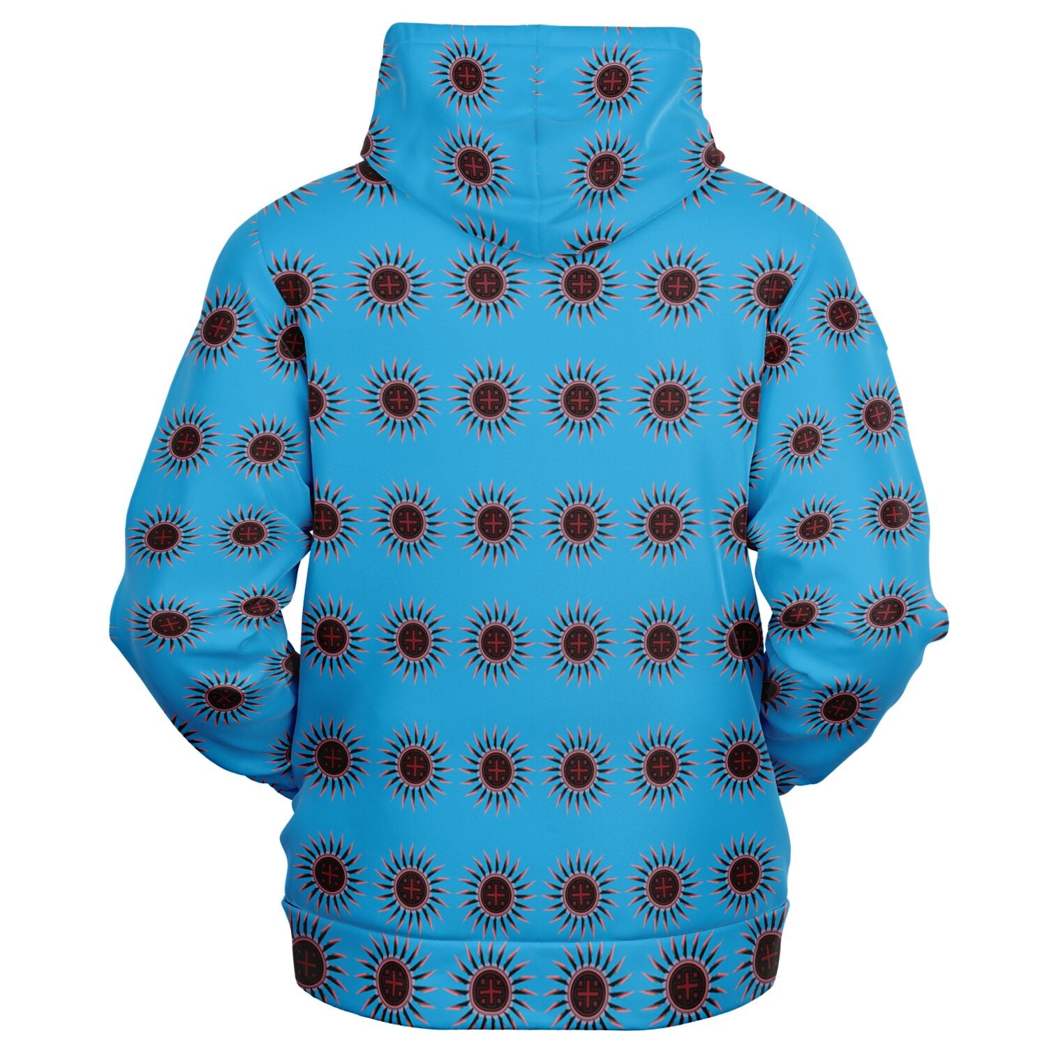 $NiieihiiNookei Athletic Zip-Up Hoodie - AOP