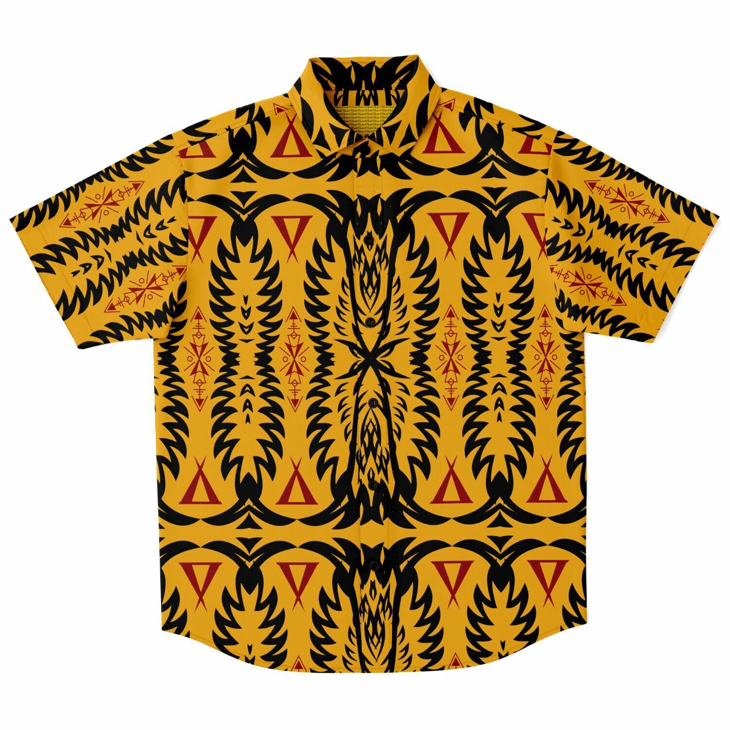 Short Sleeve Button Down Shirt 3- AOP