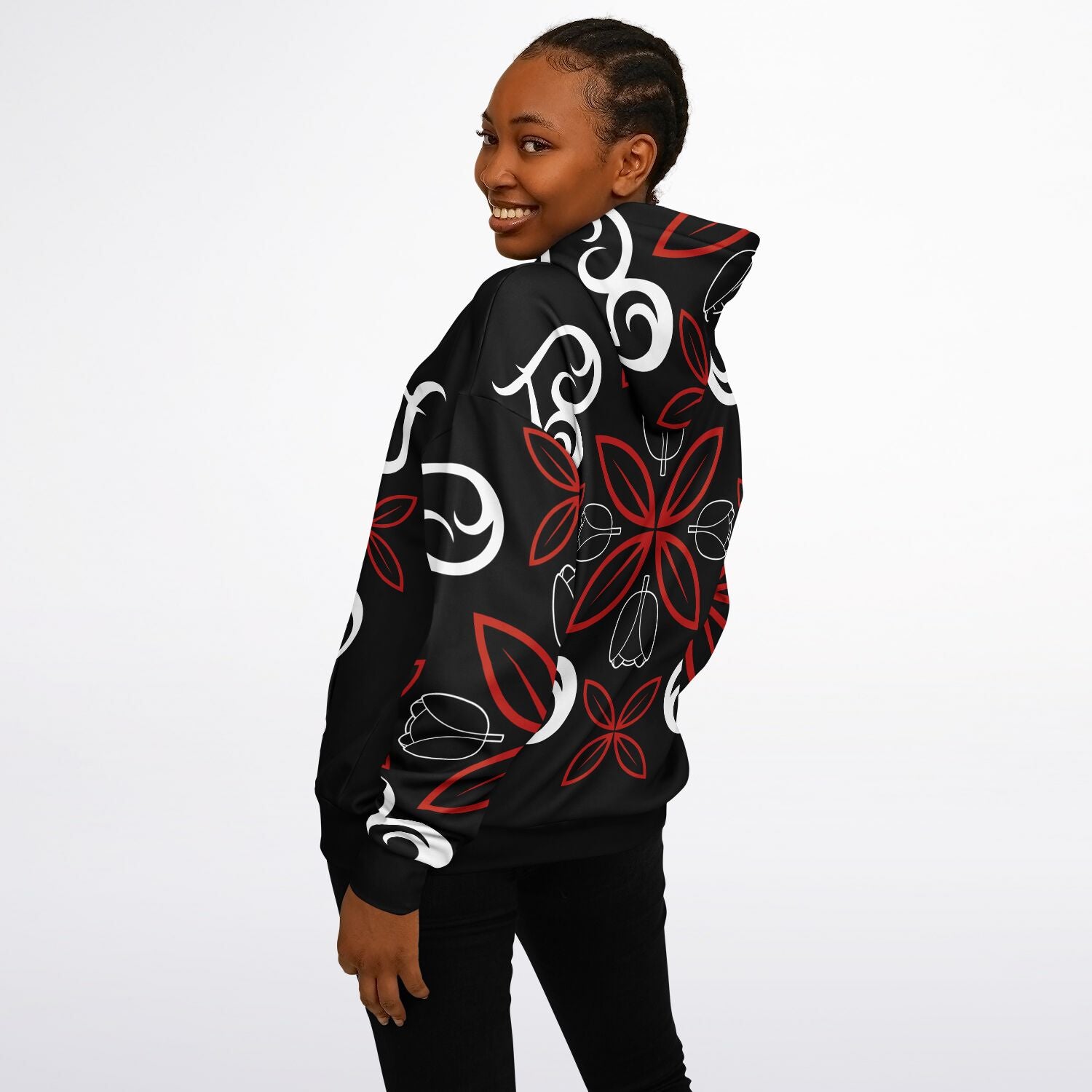 $NiieihiiNookei Heavyweight Oversized Hoodie - AOP