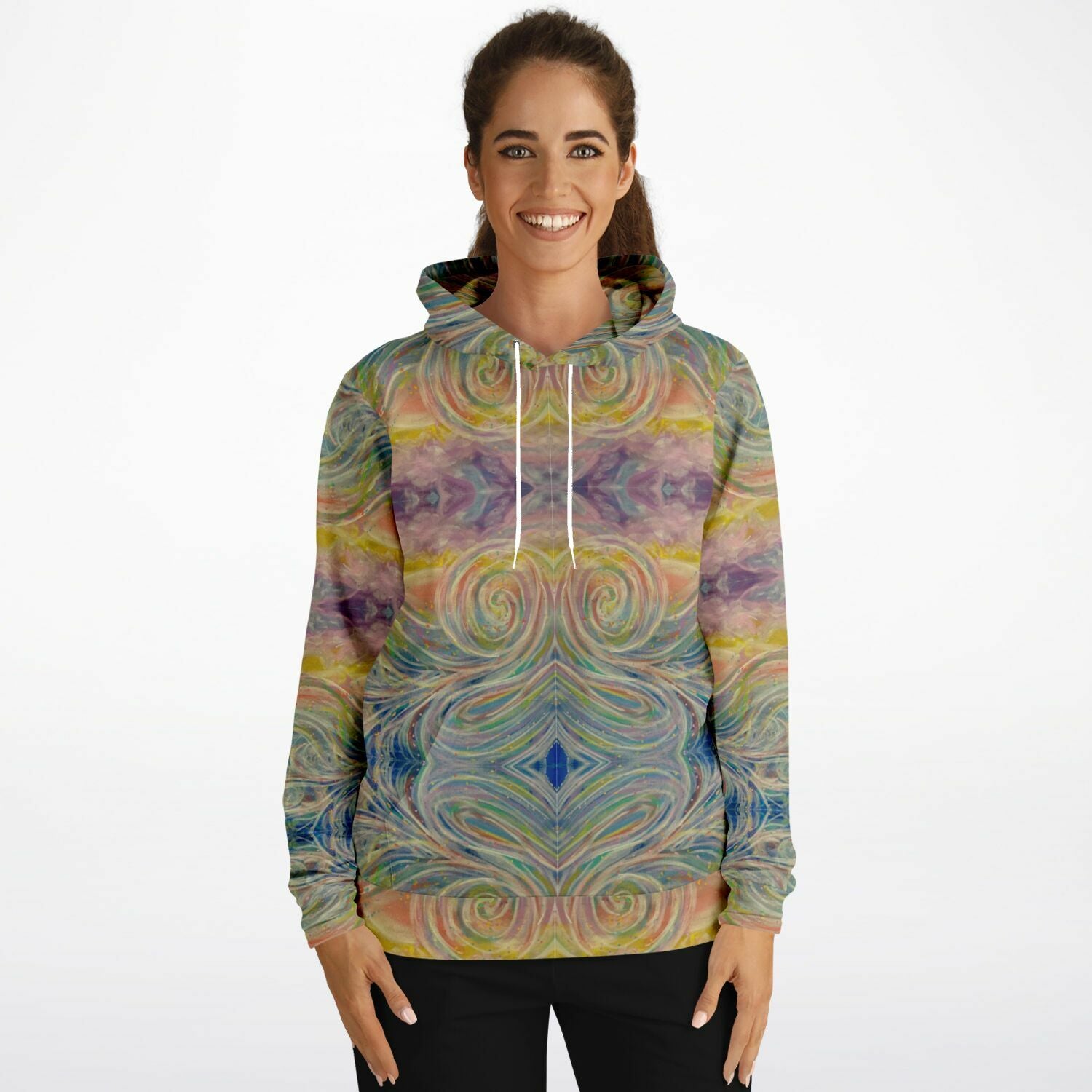 SMW Watercolor Athletic Hoodie - AOP