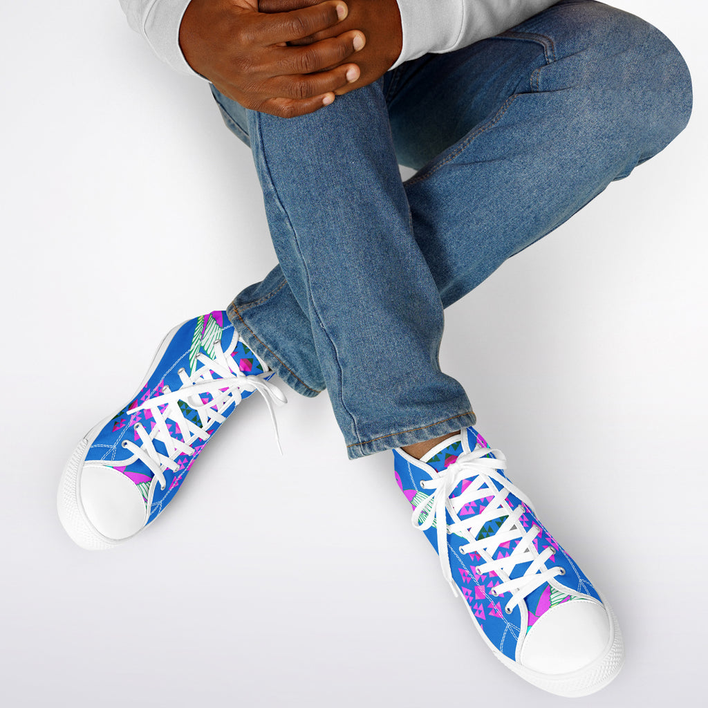 $NiieihiiNookei Urban Peak High Top Shoes - AOP