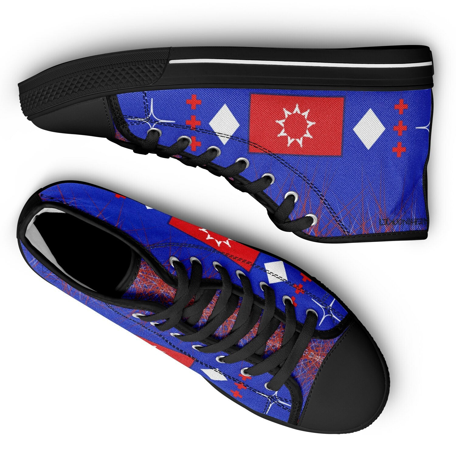 $NiieihiiNookei OST FLAG High Top Shoes - AOP