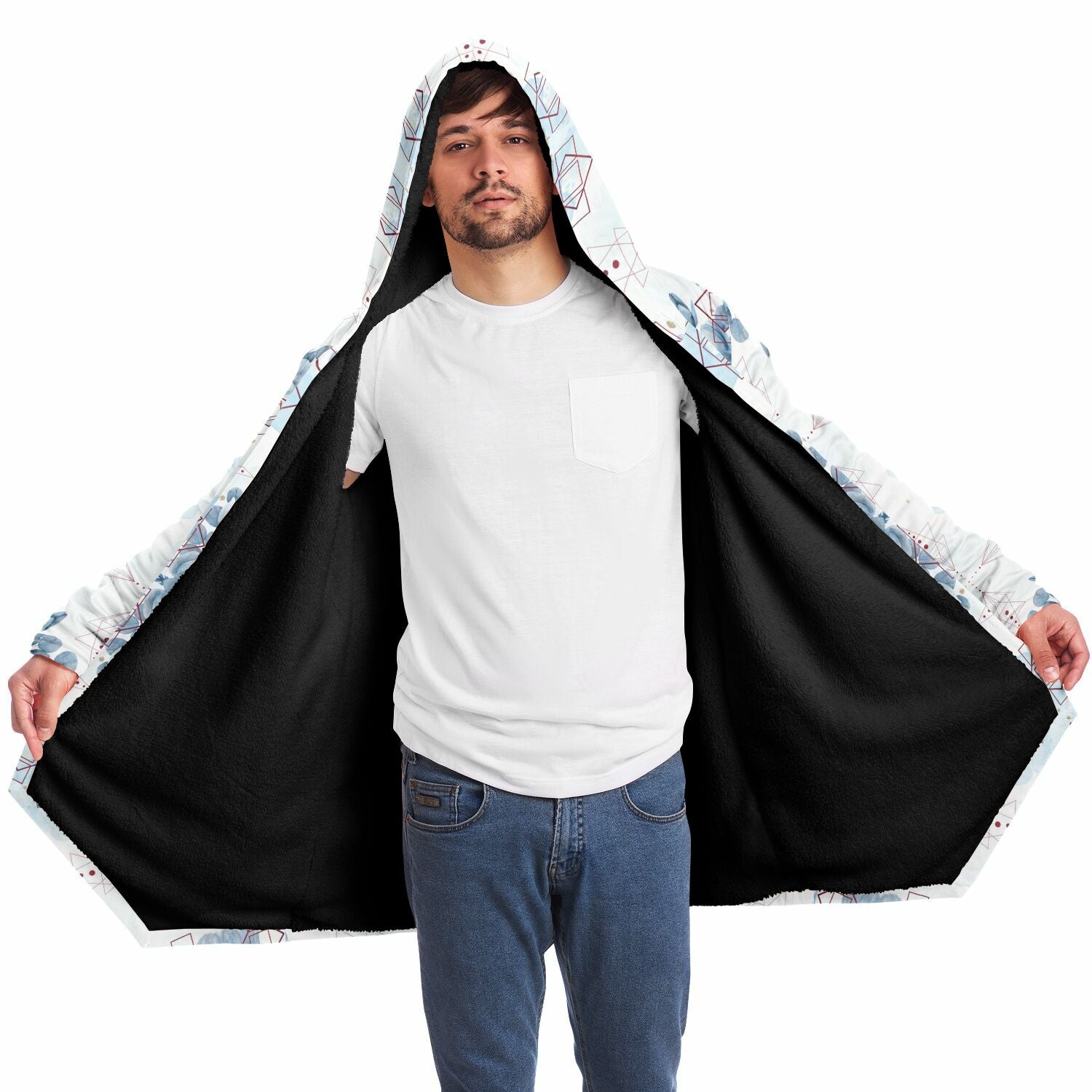 $NiieihiiNookei Microfleece Cloak - AOP