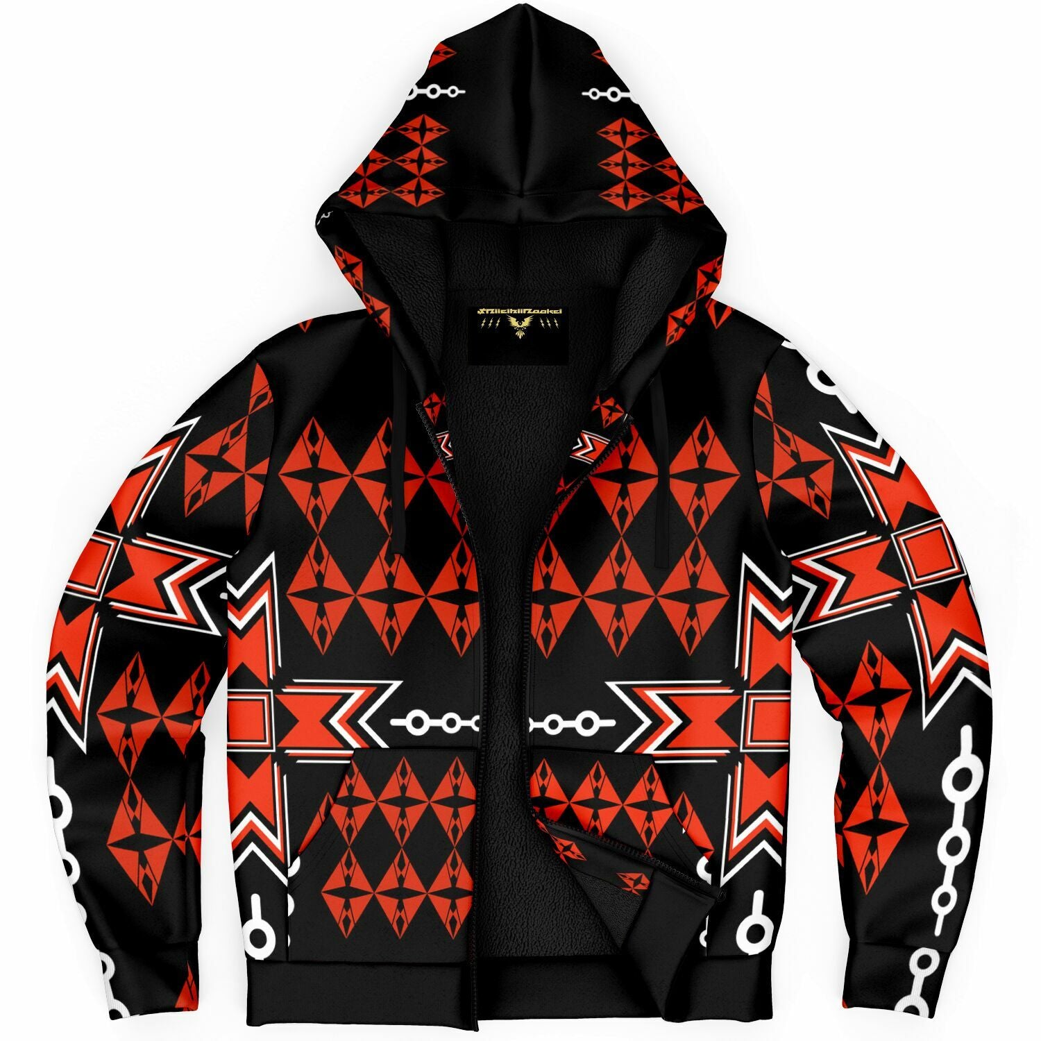 Graphic Design by $NiieihiiNookei - Microfleece Ziphoodie - AOP