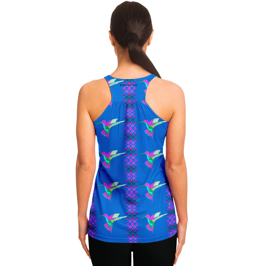 $NiieihiiNookei Flowy Racerback Tank Top - AOP