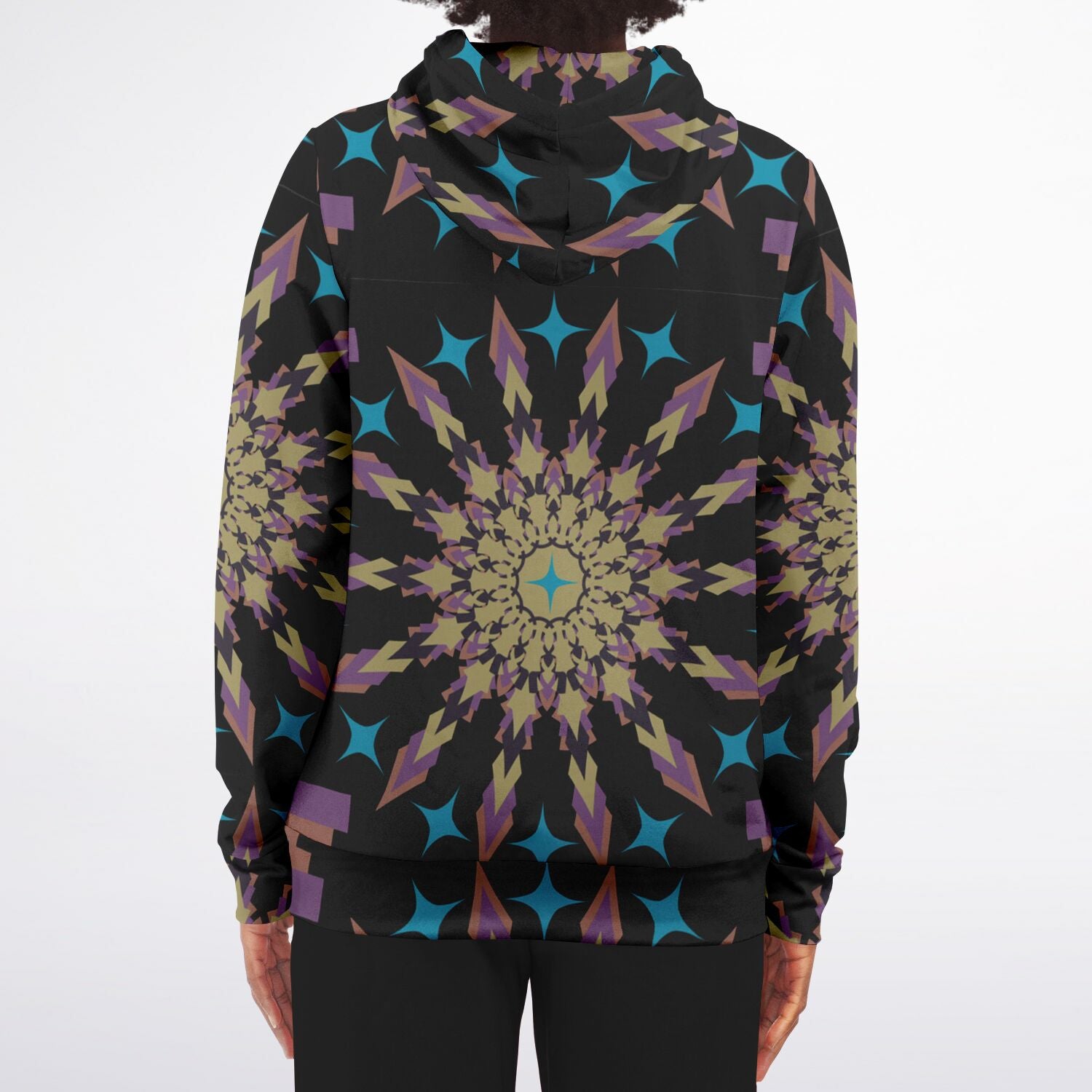 $NiieihiiNookei Athletic Zip-Up Hoodie - AOP