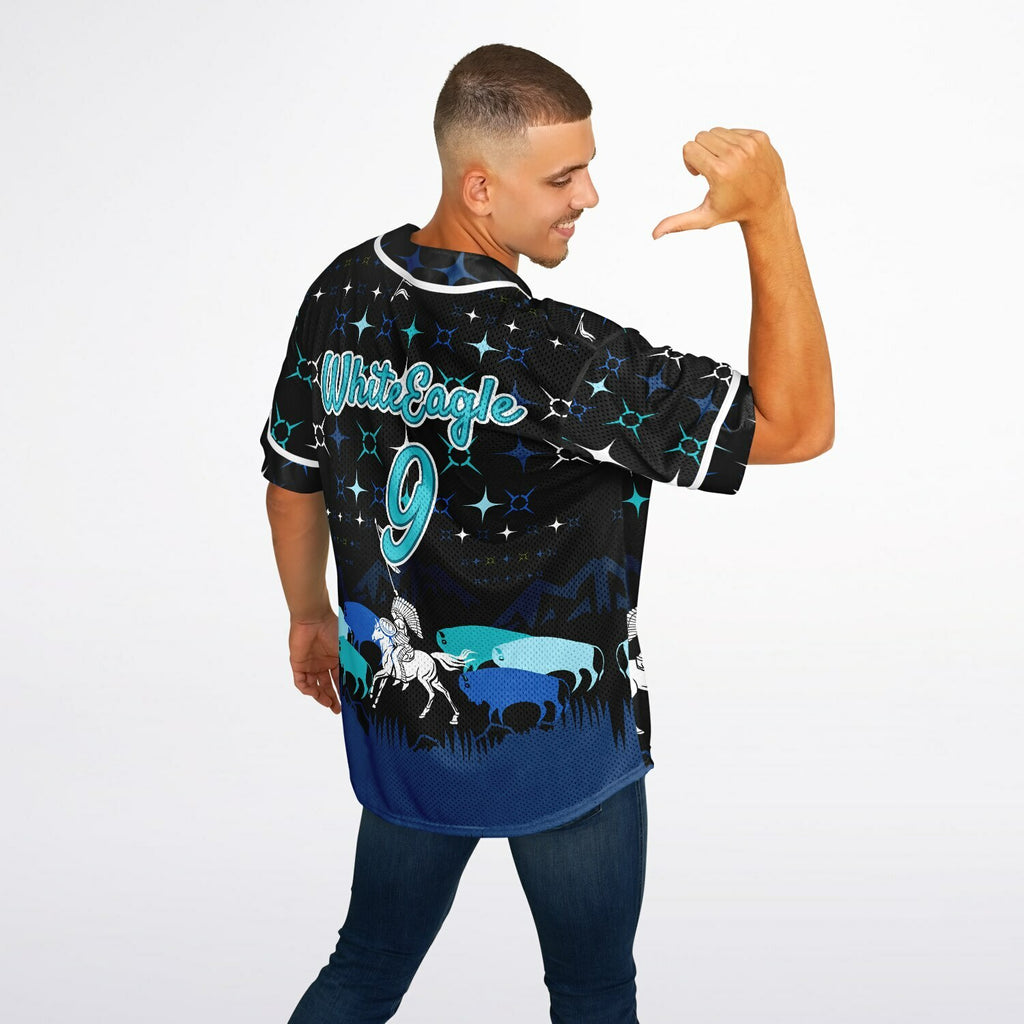 #9 WhiteEagle Premium Baseball Jersey - AOP