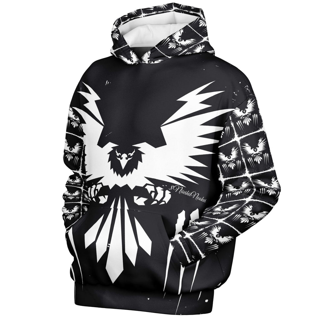 $NiieihiiNookei Graphic Design Heavyweight Oversized Hoodie - AOP