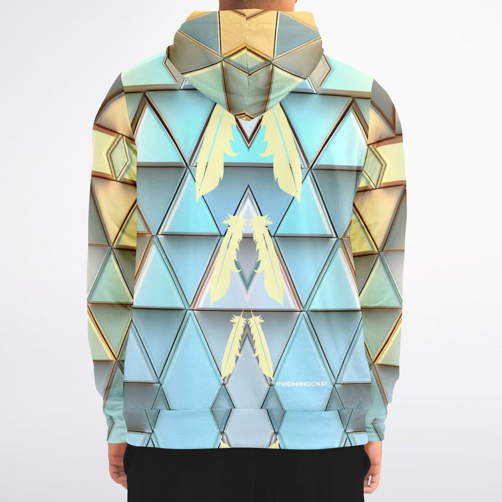 $NiieihiiNookei Athletic Zip-Up Hoodie - AOP