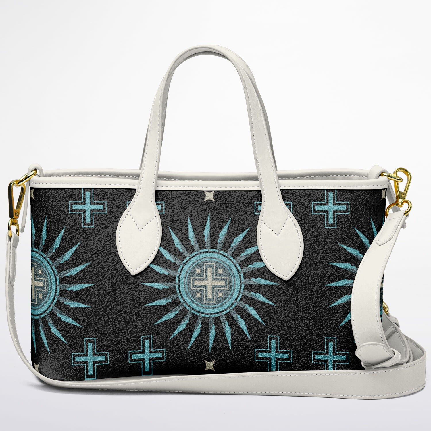 $NiieihiiNookei Leather Tote Bag - AOP