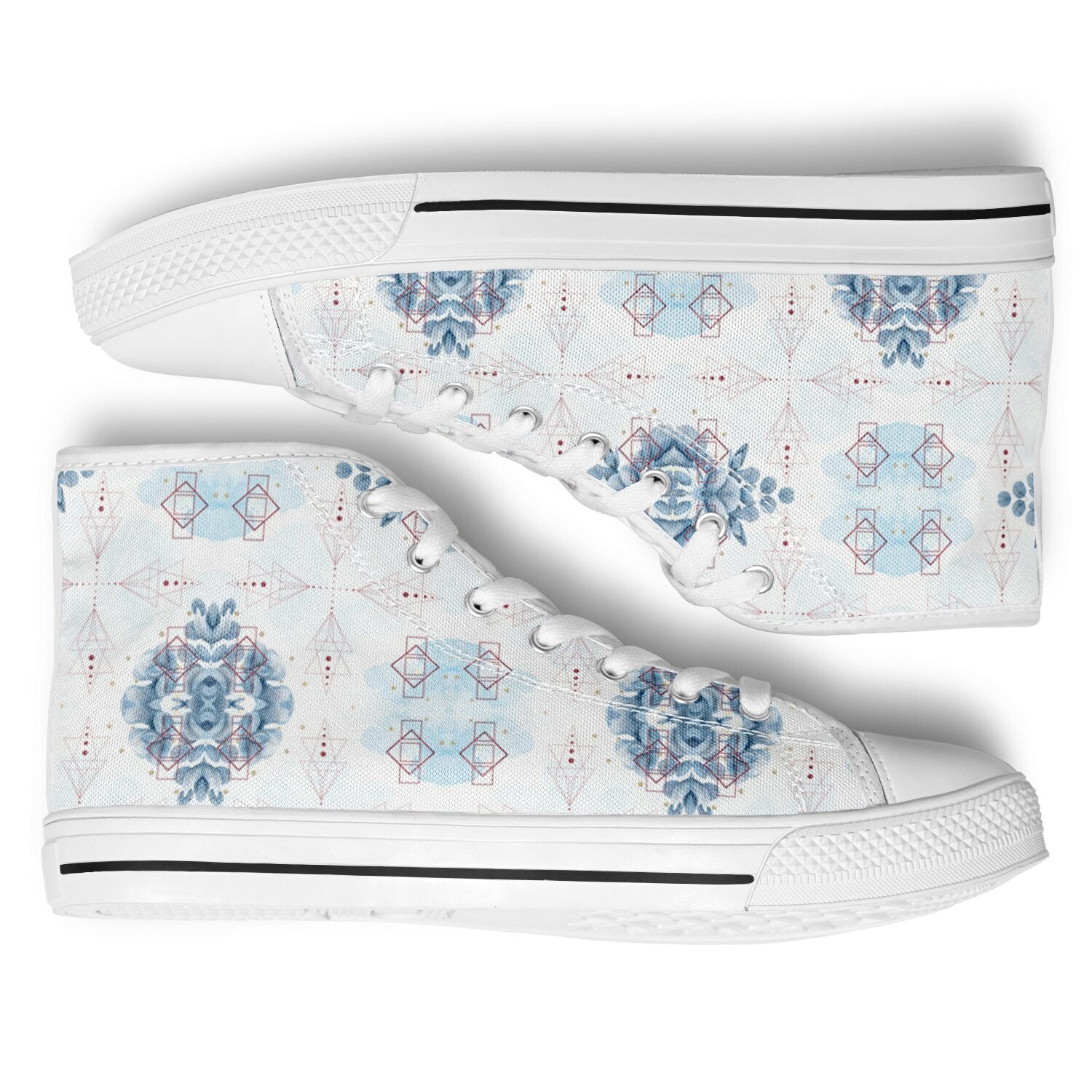 $NiieiihiiNookei Urban Peak High Top Shoes - AOP