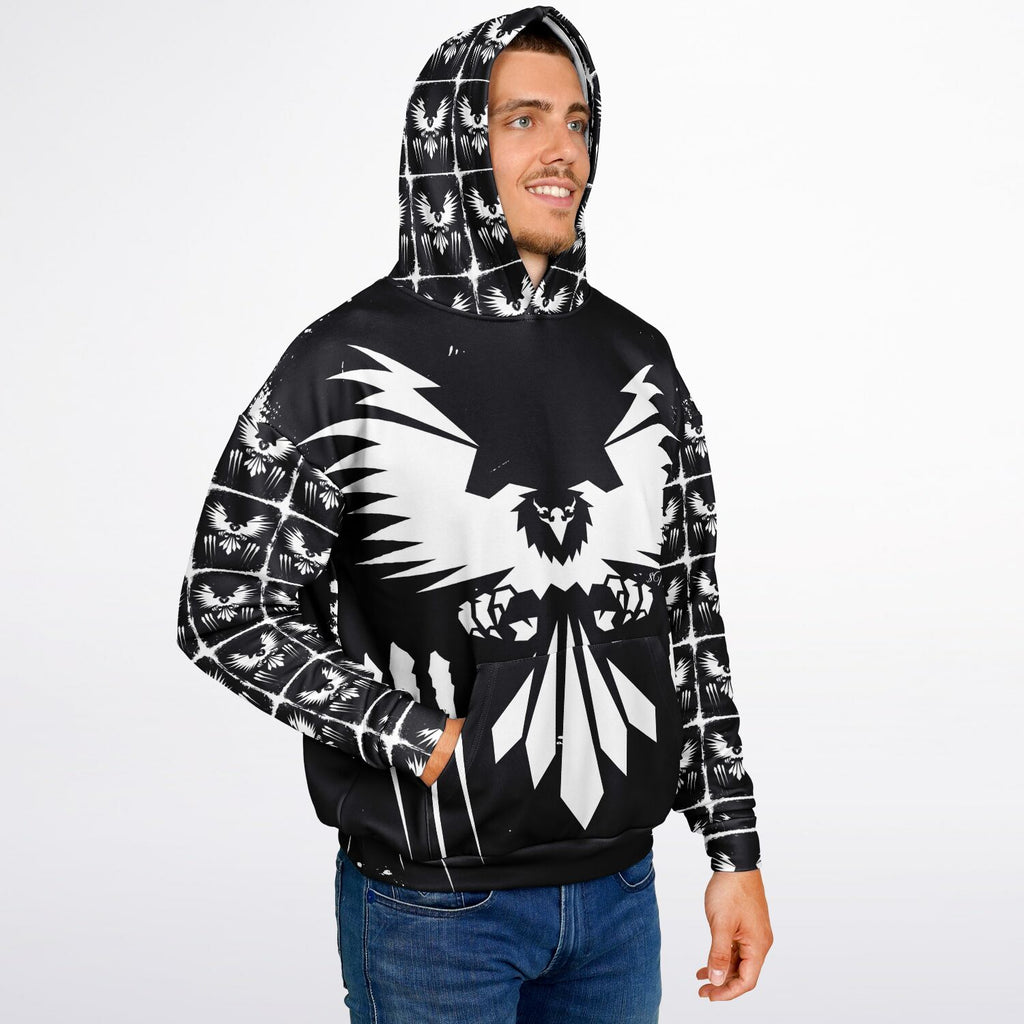 $NiieihiiNookei Graphic Design Heavyweight Oversized Hoodie - AOP