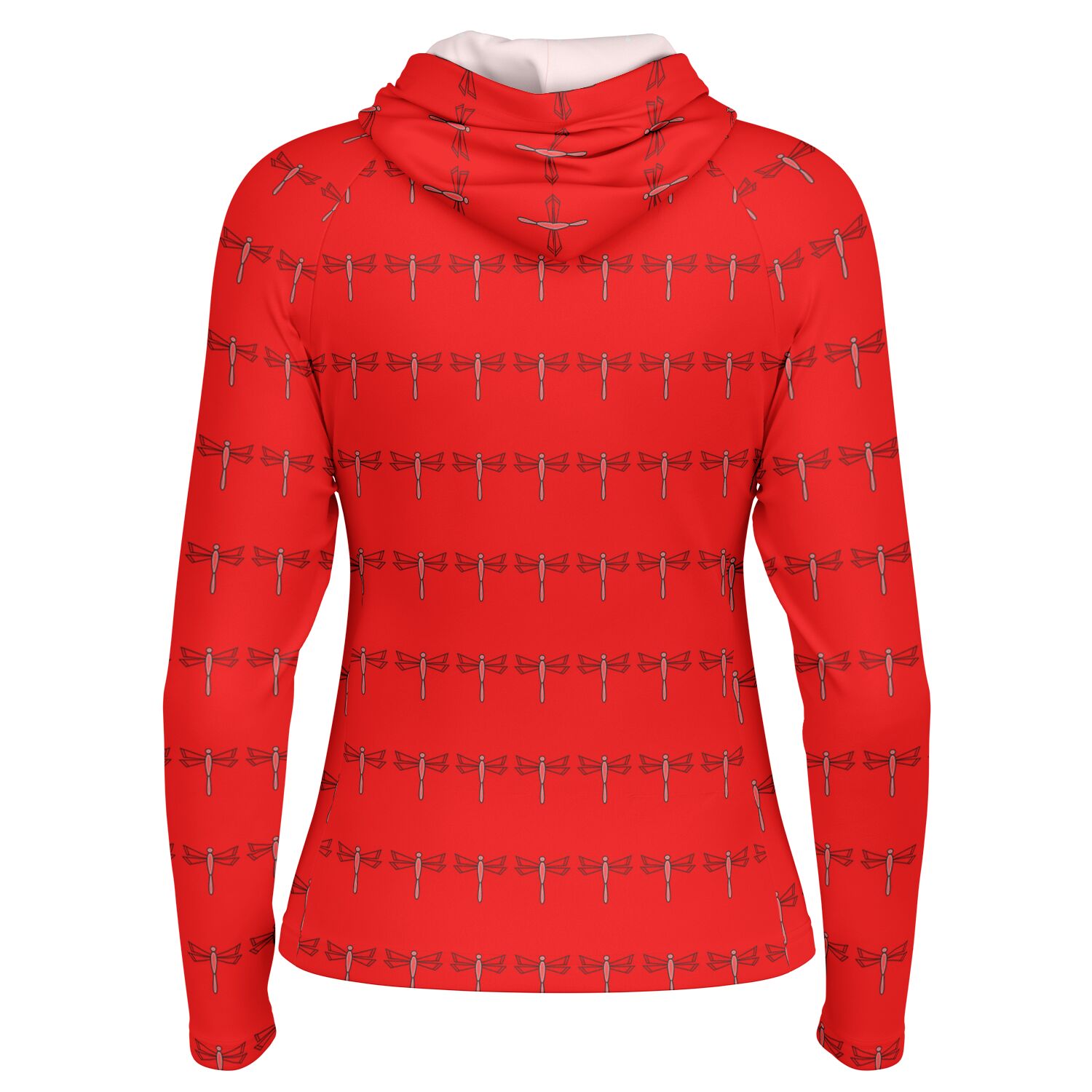 $NiieihiiNookei Women's Long Sleeve Hooded Performance Shirt - AOP