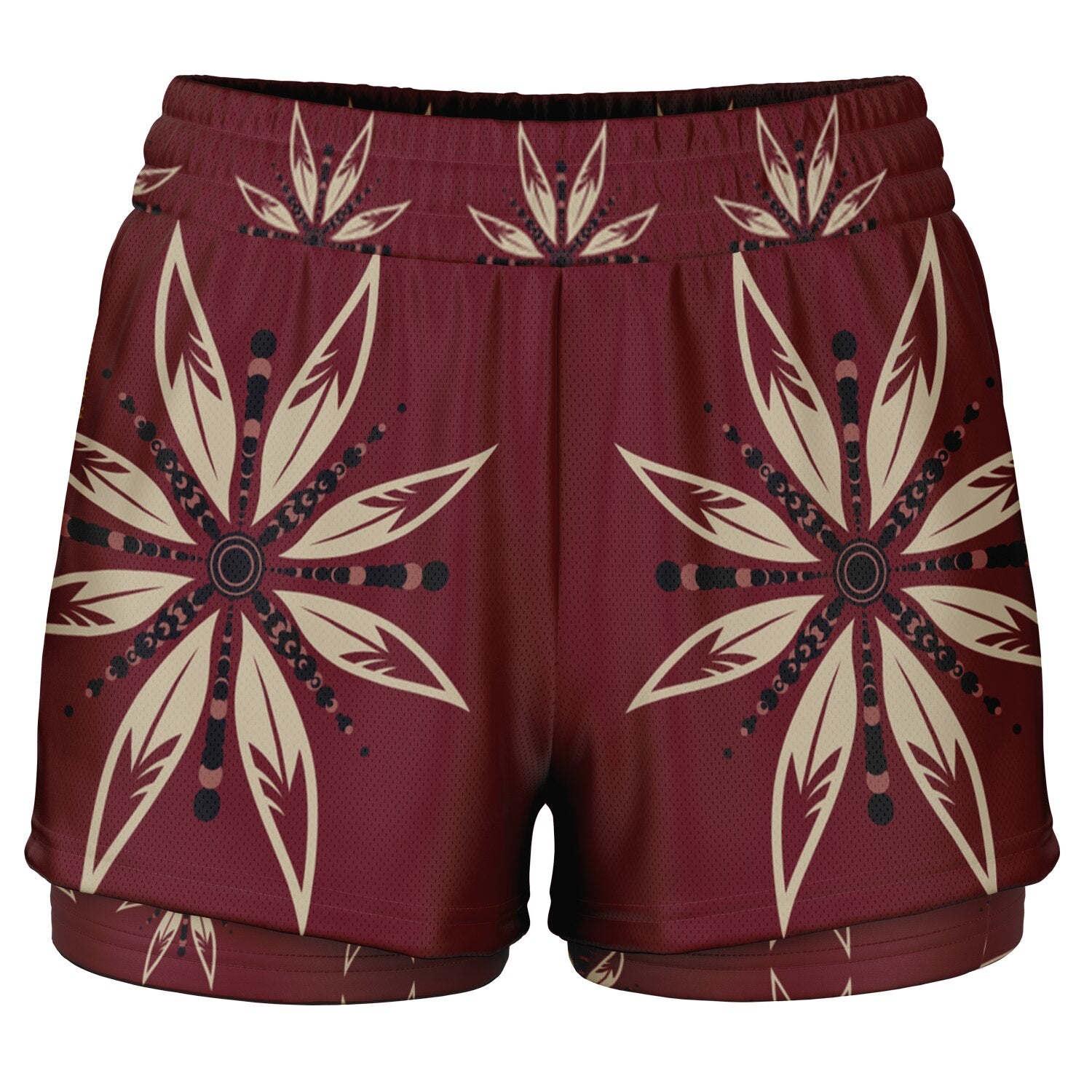$NiieihiiNookei Women's 2-in-1 Shorts - AOP