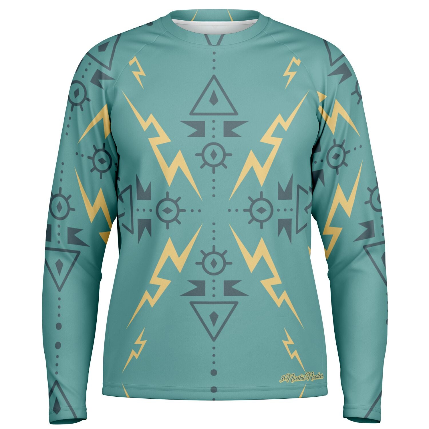 $NiieihiiNookei Men's Long Sleeve Performance Shirt - AOP