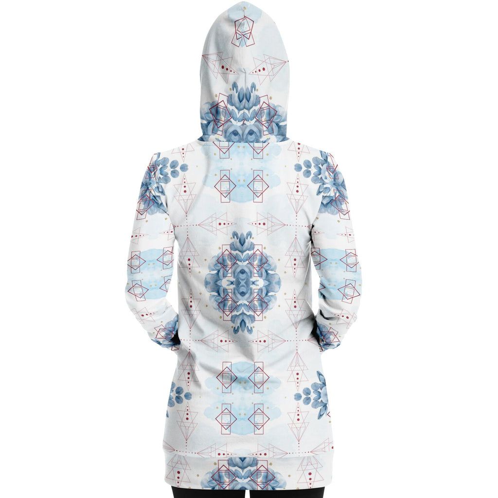 $NiieihiiNookei Fashion Longline Hoodie - AOP