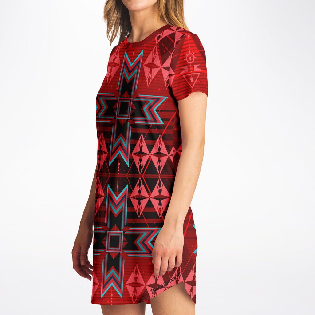 $NiieihiiNookei T-Shirt Dress - AOP