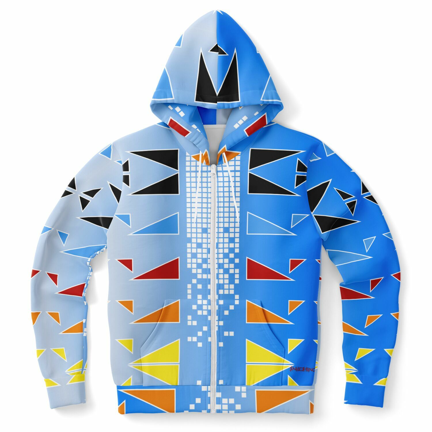 $NiieihiiNookei Fashion Zip-Up Hoodie - AOP