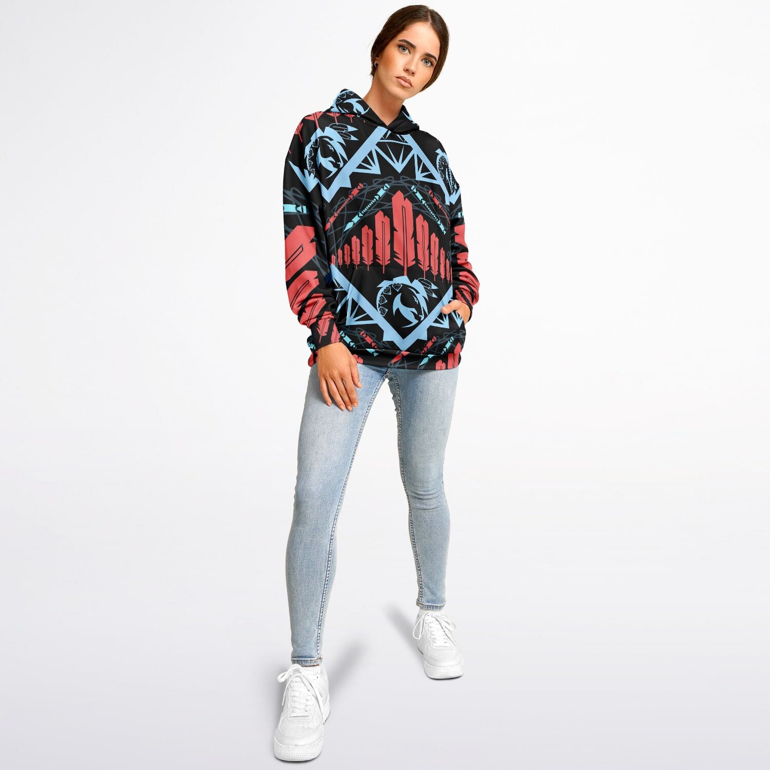 $NiieihiiNookei #Heavyweight Oversized Hoodie - AOP