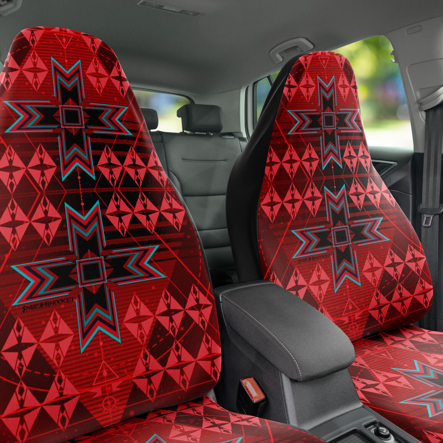 $NiieihiiNookei Car Seat Cover - AOP