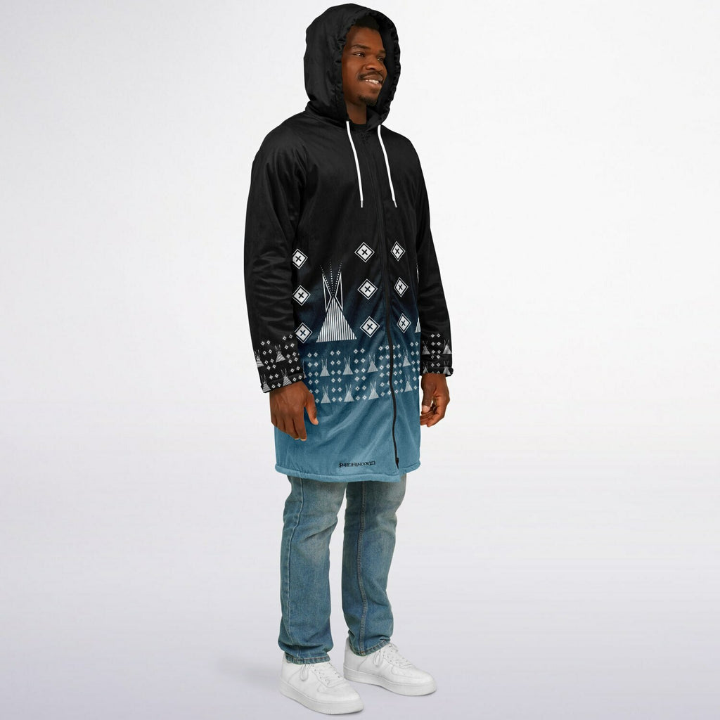 $NiieihiiNookei Zipper Cloak - AOP