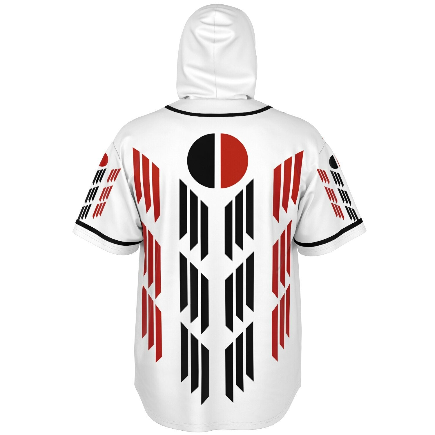 Arapaho Flag Hooded Baseball Jersey - AOP