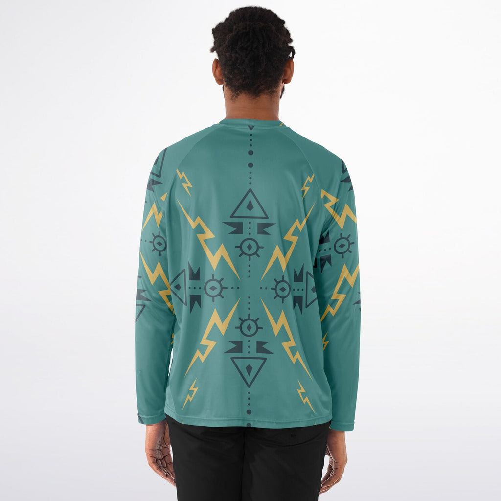 $NiieihiiNookei Men's Long Sleeve Performance Shirt - AOP
