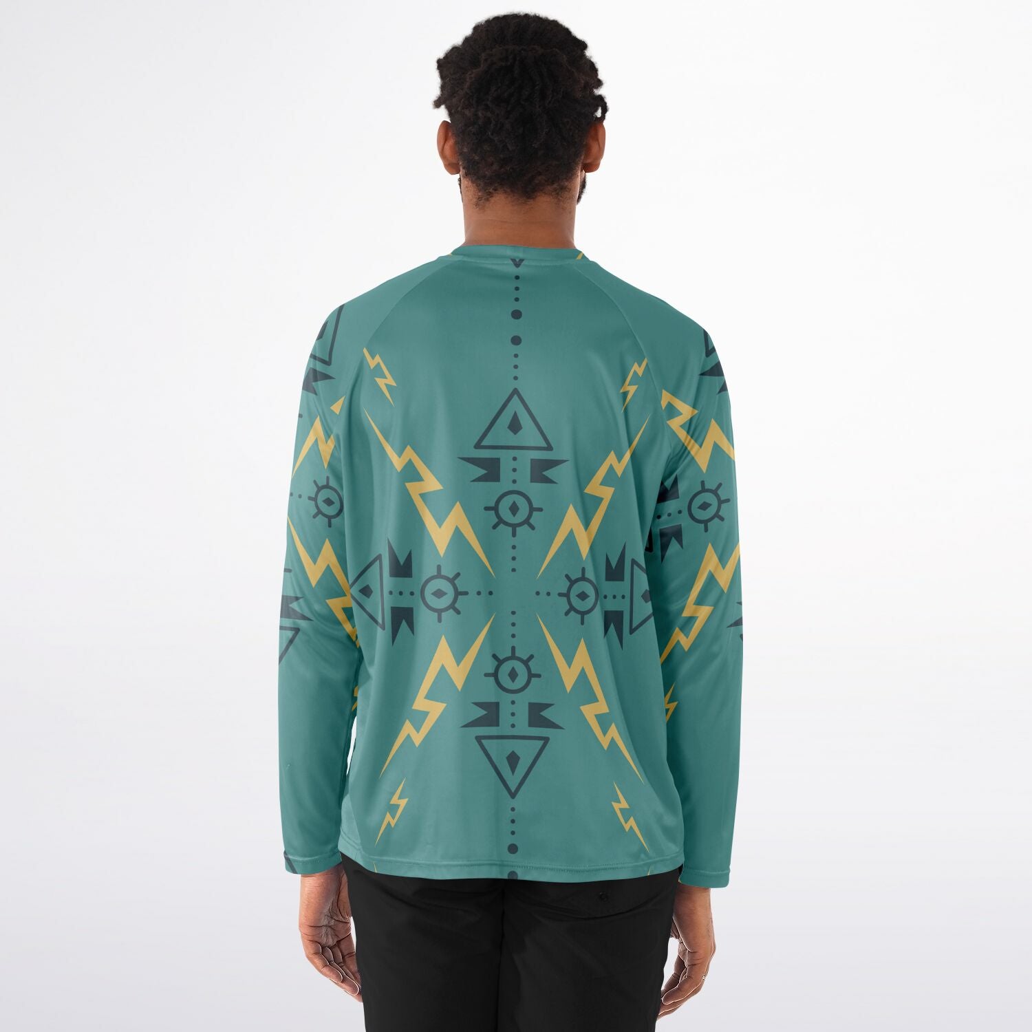 $NiieihiiNookei Men's Long Sleeve Performance Shirt - AOP