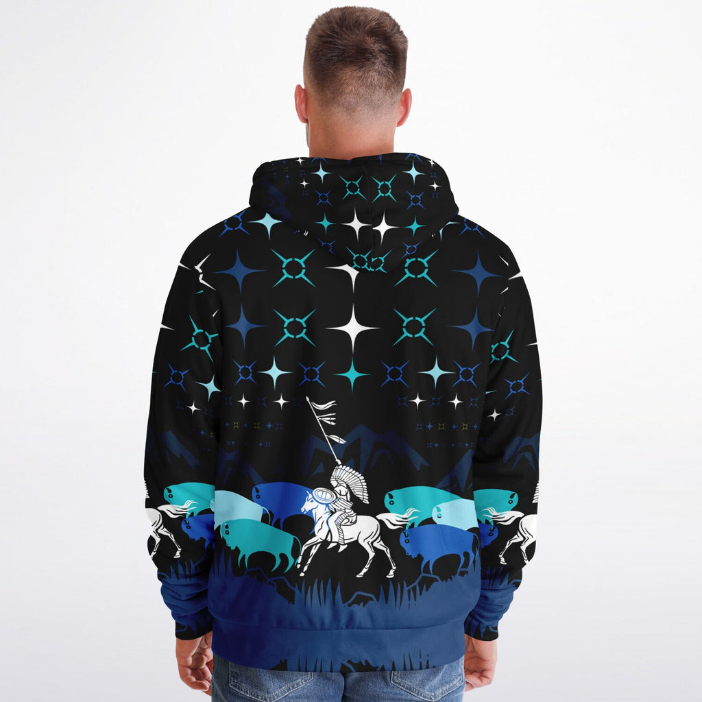 $NiieihiiNookei Microfleece Ziphoodie - AOP