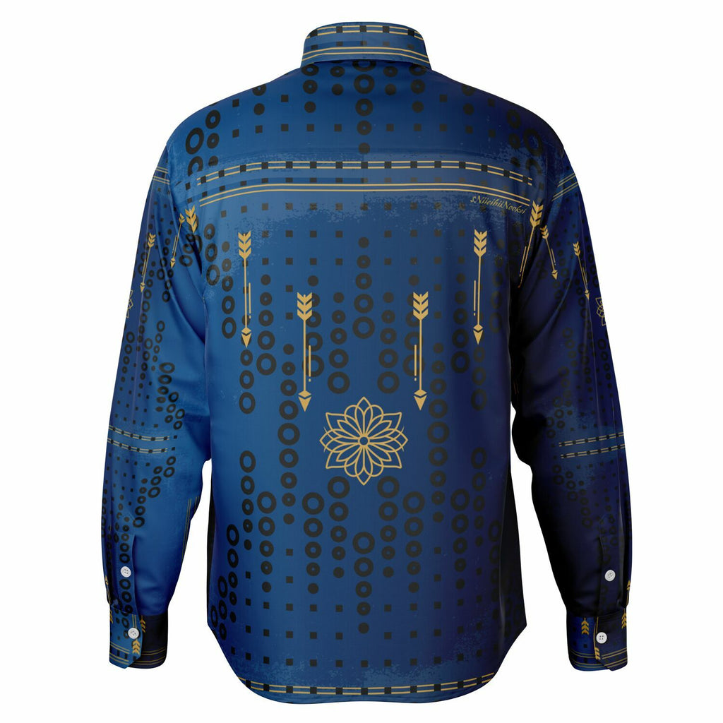 $NiieihiiNookei Long Sleeve Button Down Shirt - AOP