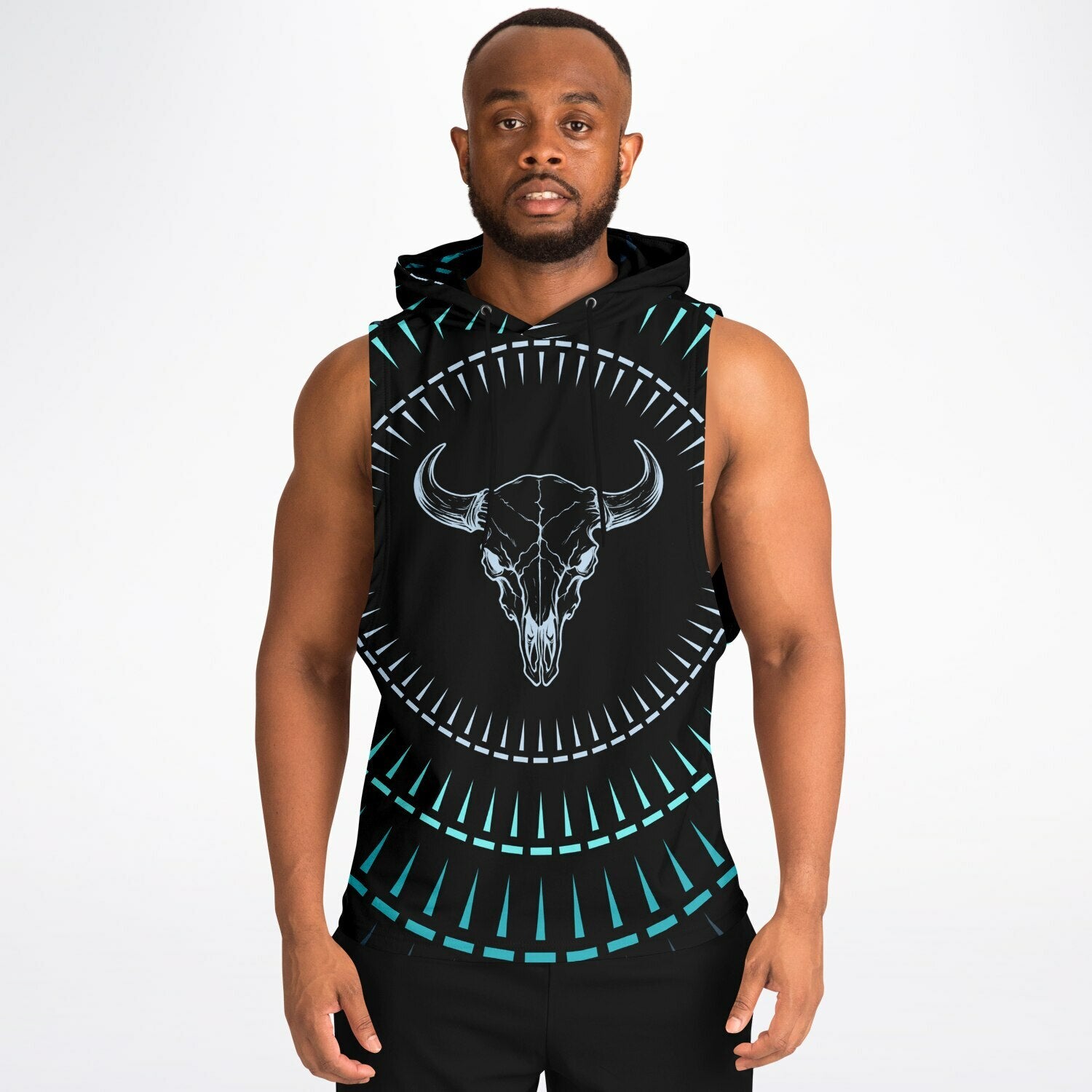 $NiieihiiNookei Athletic Sleeveless Hoodie - AOP