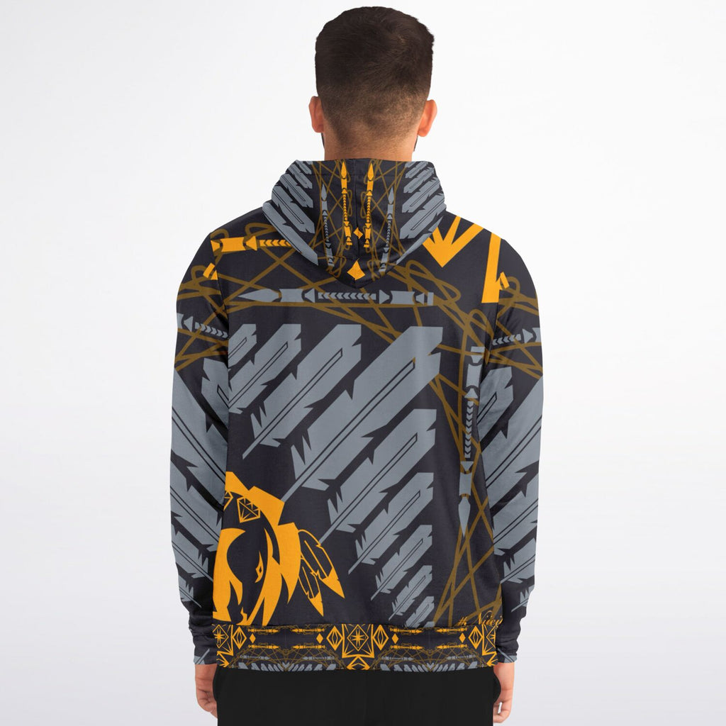 $NiieihiiNookei Athletic Zip-Up Hoodie - AOP
