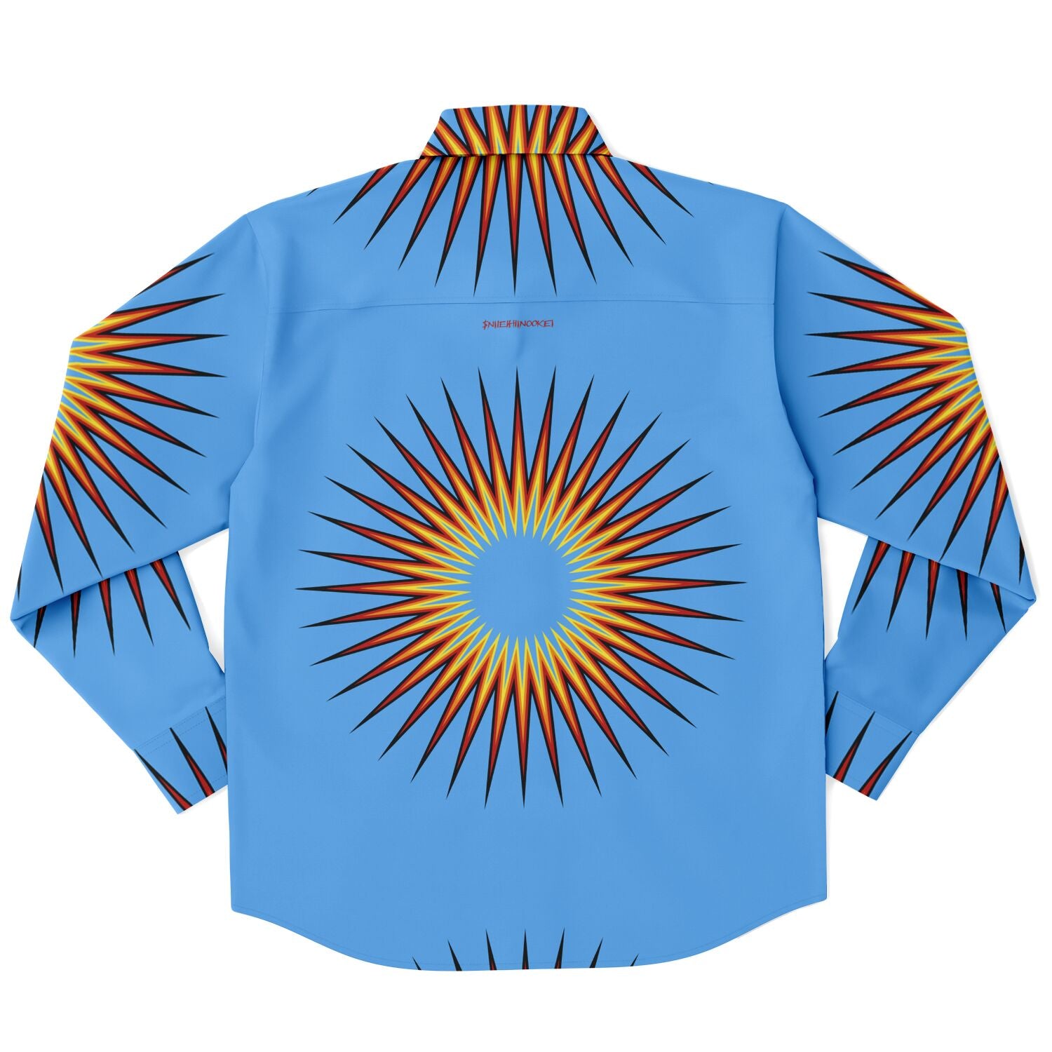 $NiieihiiNookei Long Sleeve Button Down Shirt - AOP