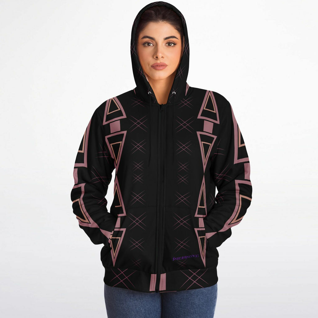 $NiieihiiNookei Microfleece Ziphoodie - AOP